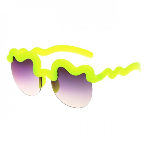 TOTALGLASSES - AOFLY - Kids Sunglasses Nude Glasses Retro Vintage Summer Style Eyewear Yellow