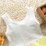 BABY GIRLS DRESS - Flower Rose Petal Hem Dress Yellow