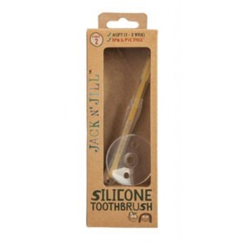 JACK N' JILL  - Silicone Baby Toothbrush Stage 1-3 Years