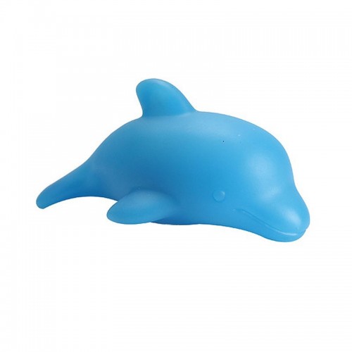 VAKIND - Baby Bath Toy Colorful LED Flashing Dolphin Lamp Change Multi Colors Blue