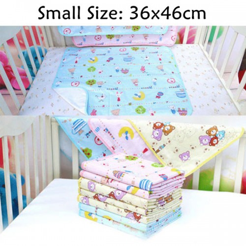 EP - Color Randomly!!! Portable Urine Mat Waterproof Baby Infant Bedding Changing Nappy Cover Pad 30*46CM