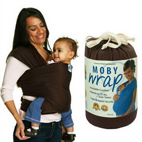 MON'S CARE - Baby Sling Stretchy Wrap Carrier Baby Backpack Bag Kids Birh-3 Yrs Breastfeeding Cotton Hipseat Products Brown