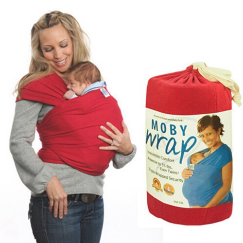 MON'S CARE - Baby Sling Stretchy Wrap Carrier Baby Backpack Bag Kids Birh-3 Yrs Breastfeeding Cotton Hipseat Products Red